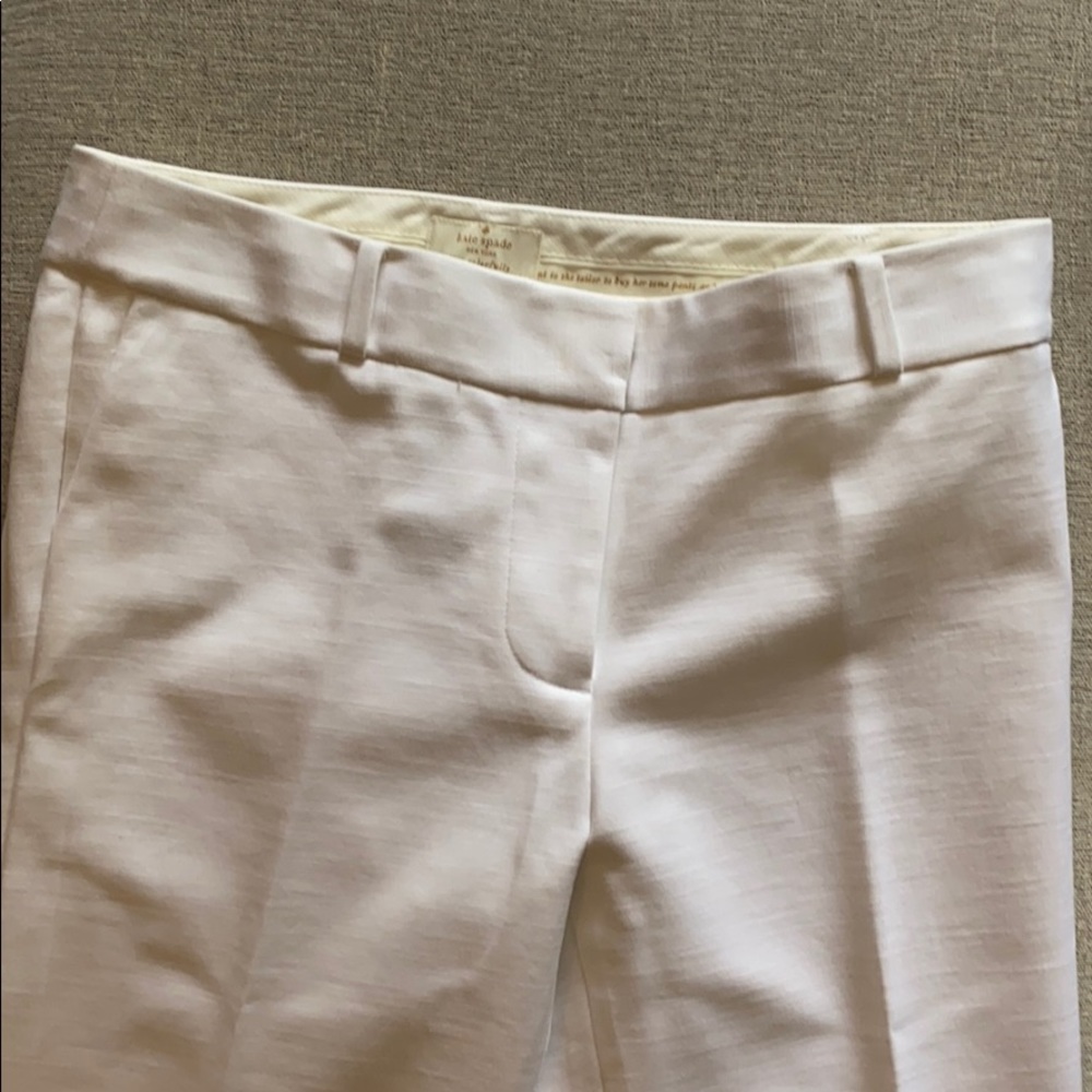 Kate Spade white cropped pants